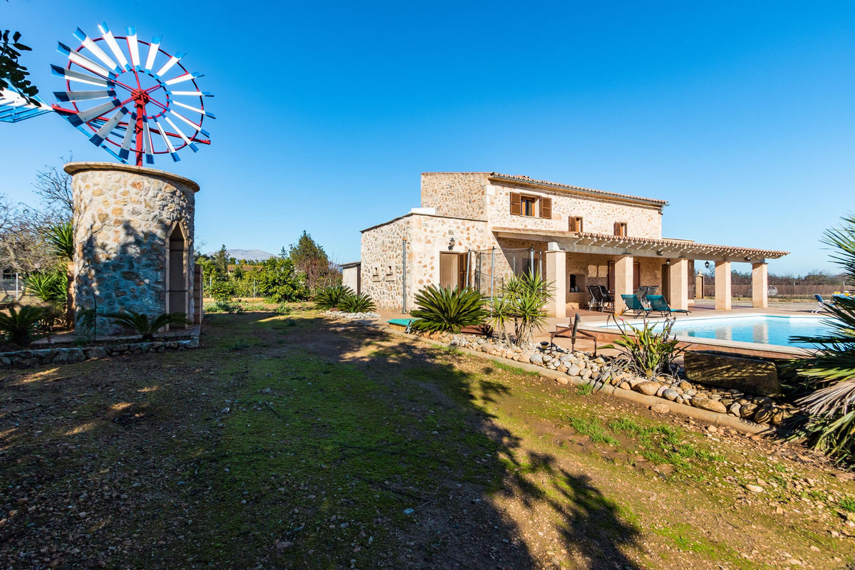 Impression der Finca Es Caparo bei Búger, Mallorca