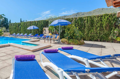 Pool der Finca Es Palmerar bei Port de Pollença, Mallorca