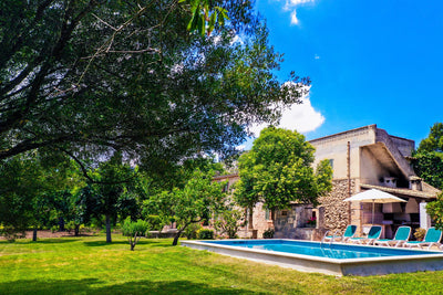 Pool der Finca Es Picot bei Pollença, Mallorca