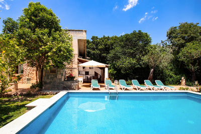 Pool der Finca Es Picot bei Pollença, Mallorca