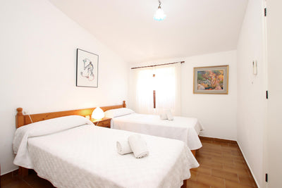 Schlafzimmer der Finca Es Picot bei Pollença, Mallorca