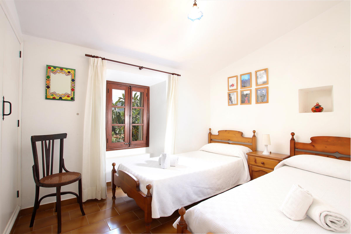 Schlafzimmer der Finca Es Picot bei Pollença, Mallorca
