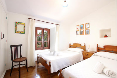Schlafzimmer der Finca Es Picot bei Pollença, Mallorca