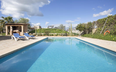 Pool der Finca Es Taronger bei Santanyí, Mallorca