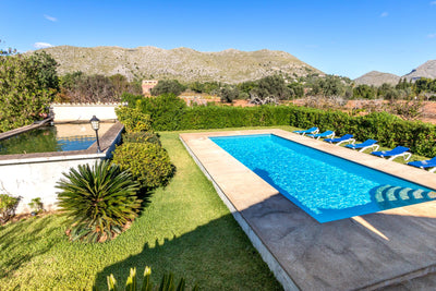 Pool der Finca Fontbella bei Port de Pollença, Mallorca