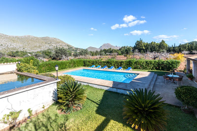Pool der Finca Fontbella bei Port de Pollença, Mallorca