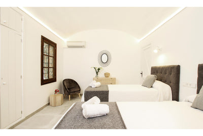 Schlafzimmer der Finca La Encina bei Pollença, Mallorca