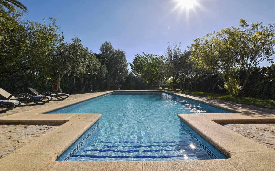 You can swim laps in here.