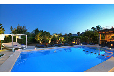 Pool der Finca Monteluz bei Pollença, Mallorca