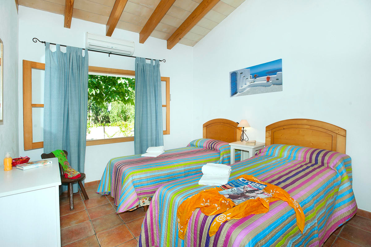 Schlafzimmer der Finca Nobleza bei Alcúdia, Mallorca