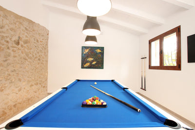 Spielzimmer der Finca Palma Papa bei Cala Sant Vicenç, Mallorca