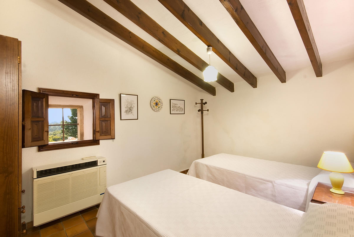 Schlafzimmer der Finca Pedra Bonita bei Port de Pollença, Mallorca