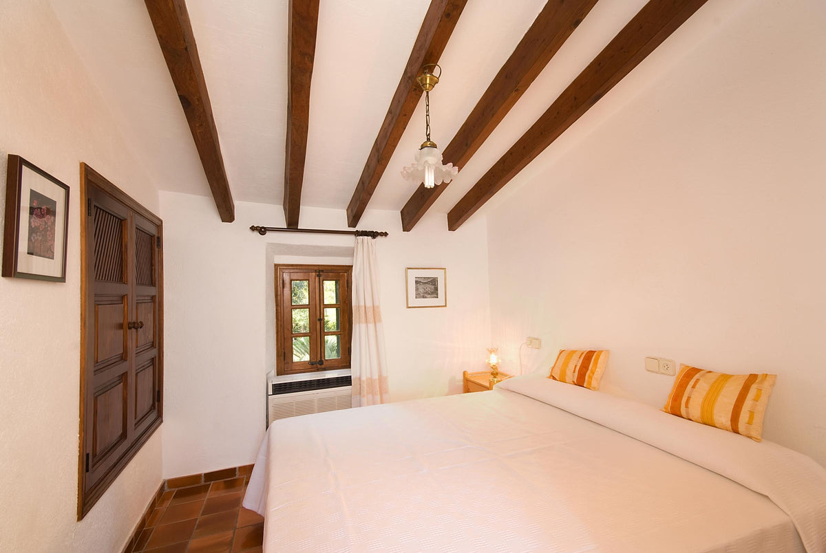Schlafzimmer der Finca Pedra Bonita bei Port de Pollença, Mallorca