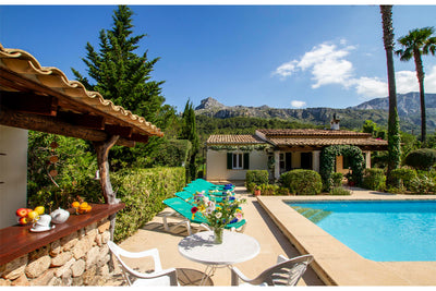 Pool der Finca Plan Verde bei Pollença, Mallorca