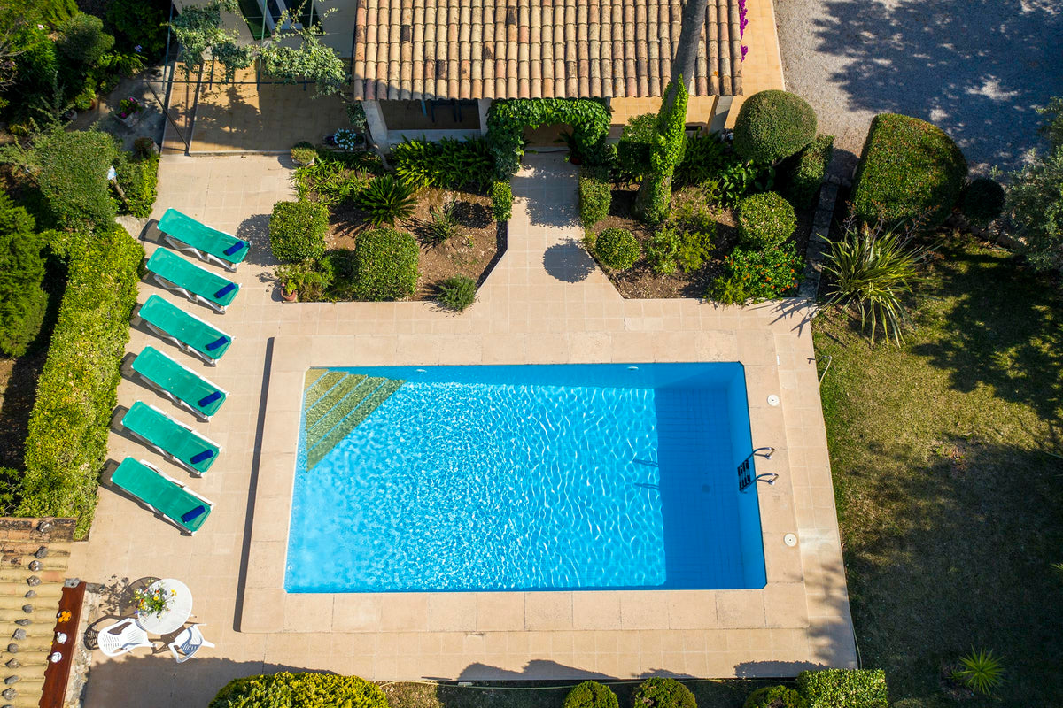 Pool der Finca Plan Verde bei Pollença, Mallorca