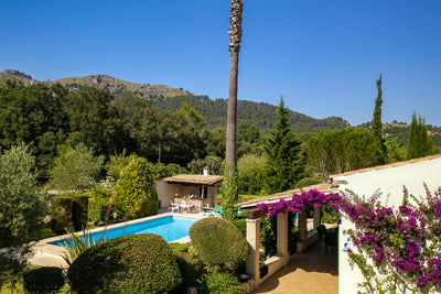 Pool der Finca Plan Verde bei Pollença, Mallorca
