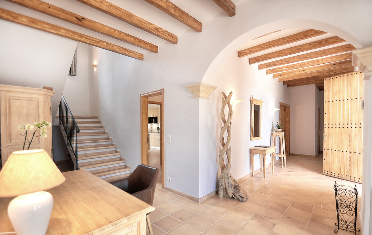 Eingangsbereich der Finca Rotana bei Porto Cristo, Mallorca