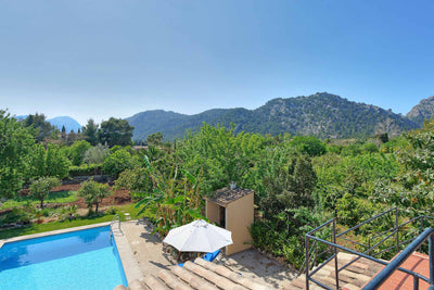 Pool der Finca Sa Calma bei Pollença, Mallorca
