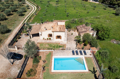 Impression der Finca Sa Clastra bei Port de Pollença, Mallorca