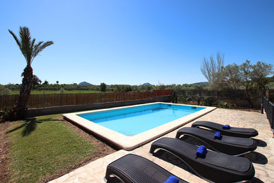 Pool der Finca Sa Clastra bei Port de Pollença, Mallorca