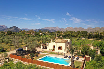 Pool der Finca Sa Clastra bei Port de Pollença, Mallorca