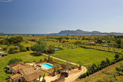 Pool der Finca Sa Clastra bei Port de Pollença, Mallorca