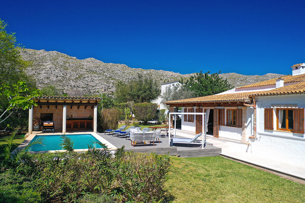 Impression der Finca Sa Felicitat bei Pollença, Mallorca