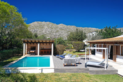 Impression der Finca Sa Felicitat bei Pollença, Mallorca