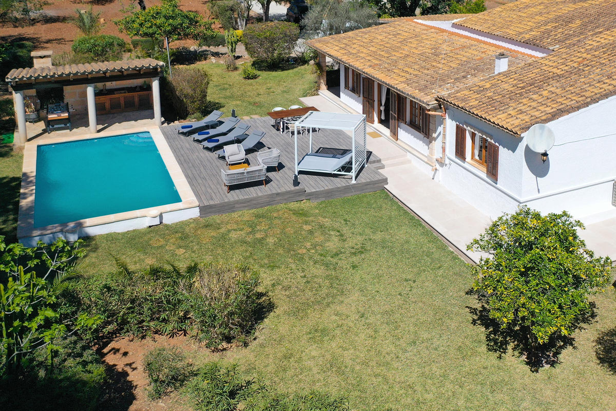 Impression der Finca Sa Felicitat bei Pollença, Mallorca