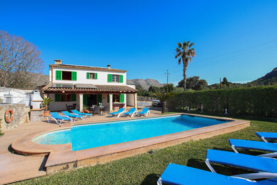 Pool der Finca Sa Vinya bei Pollença, Mallorca
