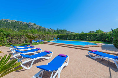 Pool der Finca Sa Vinya bei Pollença, Mallorca