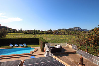 Pool der Finca Sa Vinya bei Pollença, Mallorca