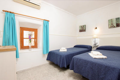 Schlafzimmer der Finca Sa Vinya bei Pollença, Mallorca