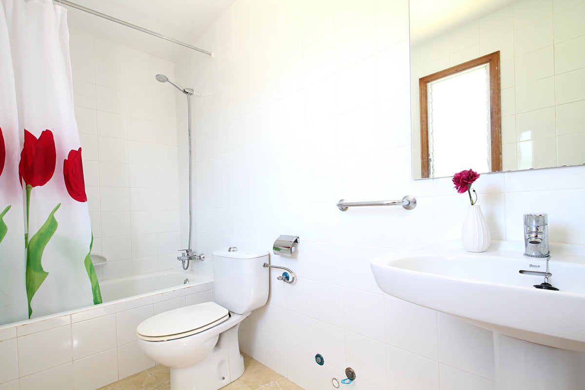 Badezimmer der Finca Son Florina bei Port de Pollença, Mallorca