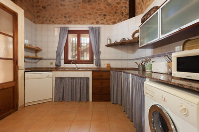 Küche der Finca Son Frari bei Búger, Mallorca