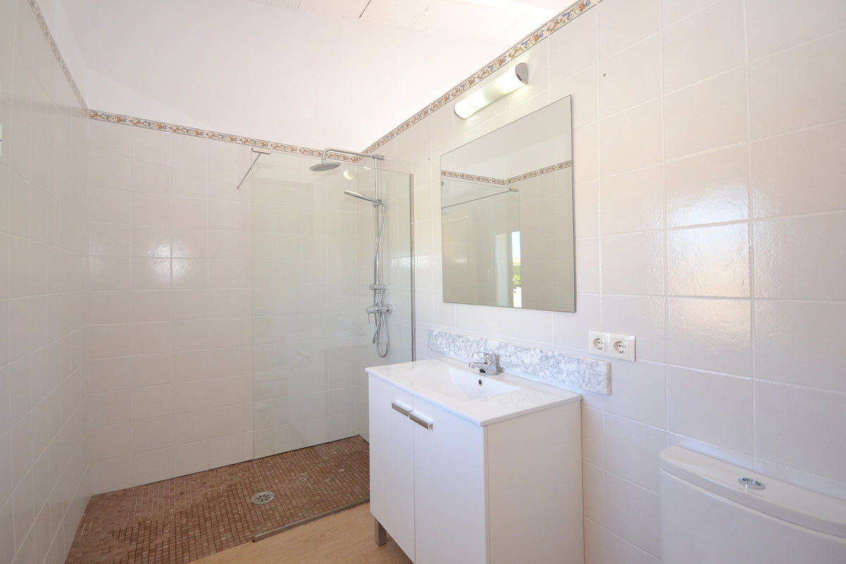 Badezimmer der Finca Son Lluny bei Sencelles, Mallorca