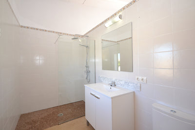 Badezimmer der Finca Son Lluny bei Sencelles, Mallorca