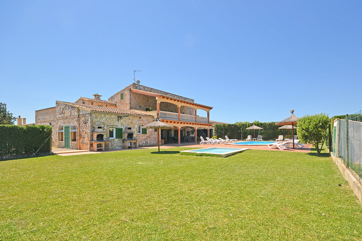 Gartenanlage der Finca Son Lluny bei Sencelles, Mallorca