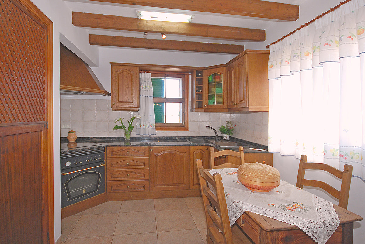 Küche der Finca Son Lluny bei Sencelles, Mallorca