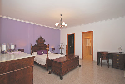 Schlafbereich der Finca Son Lluny bei Sencelles, Mallorca