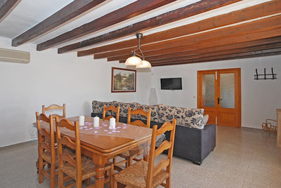 Wohnbereich der Finca Son Lluny bei Sencelles, Mallorca