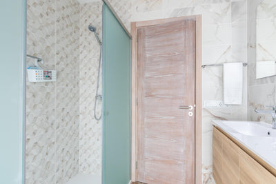 Badezimmer der Finca La Perla d’Horta bei Pollença, Mallorca