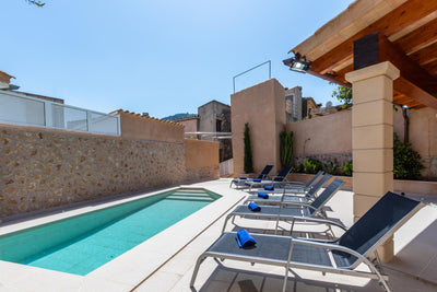 Pool der Finca La Perla d’Horta bei Pollença, Mallorca