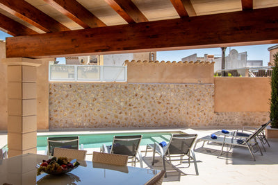 Pool der Finca La Perla d’Horta bei Pollença, Mallorca