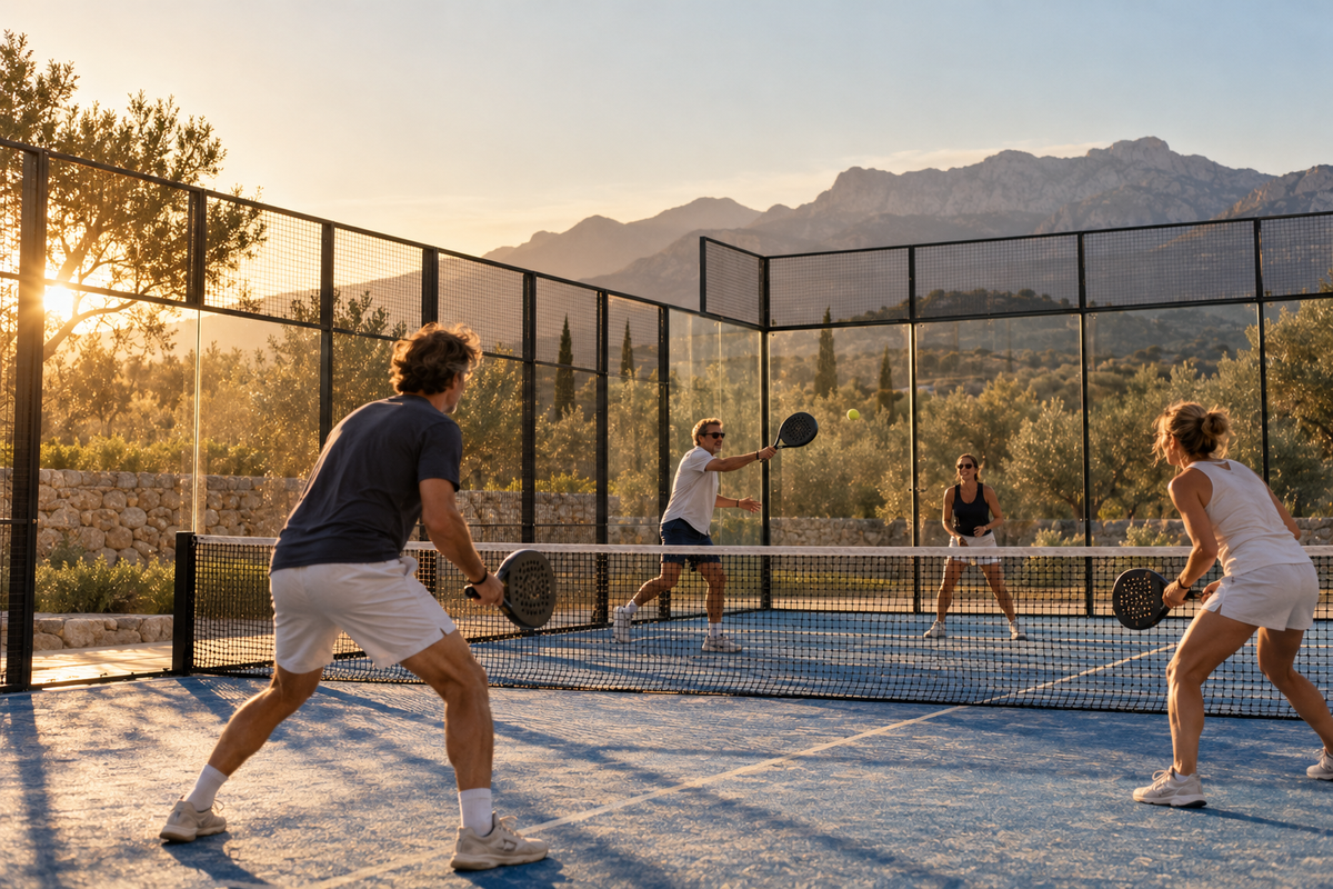 Padel-Trainingscamp für Gruppen auf Mallorca – WOW FINCA