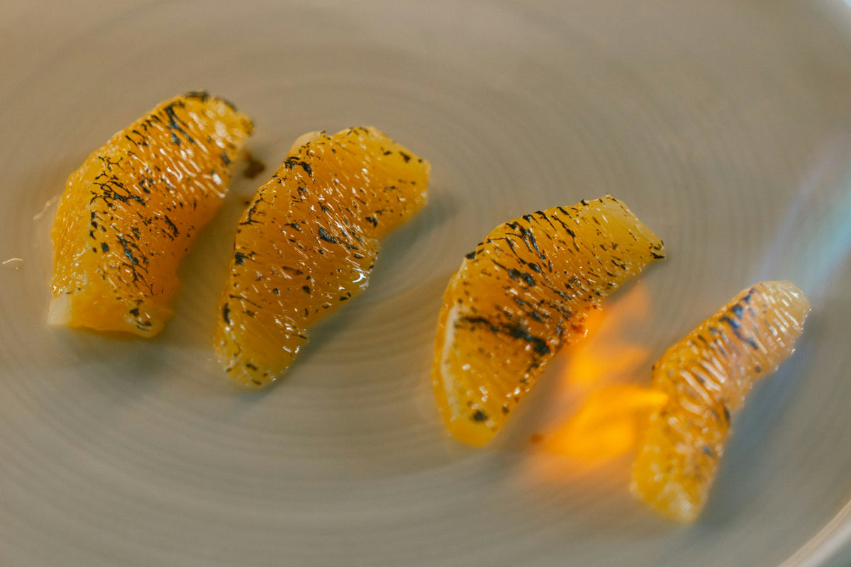Naranjas a la brasa