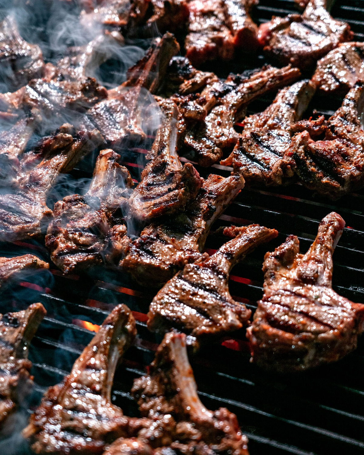 Grilled lamb chops