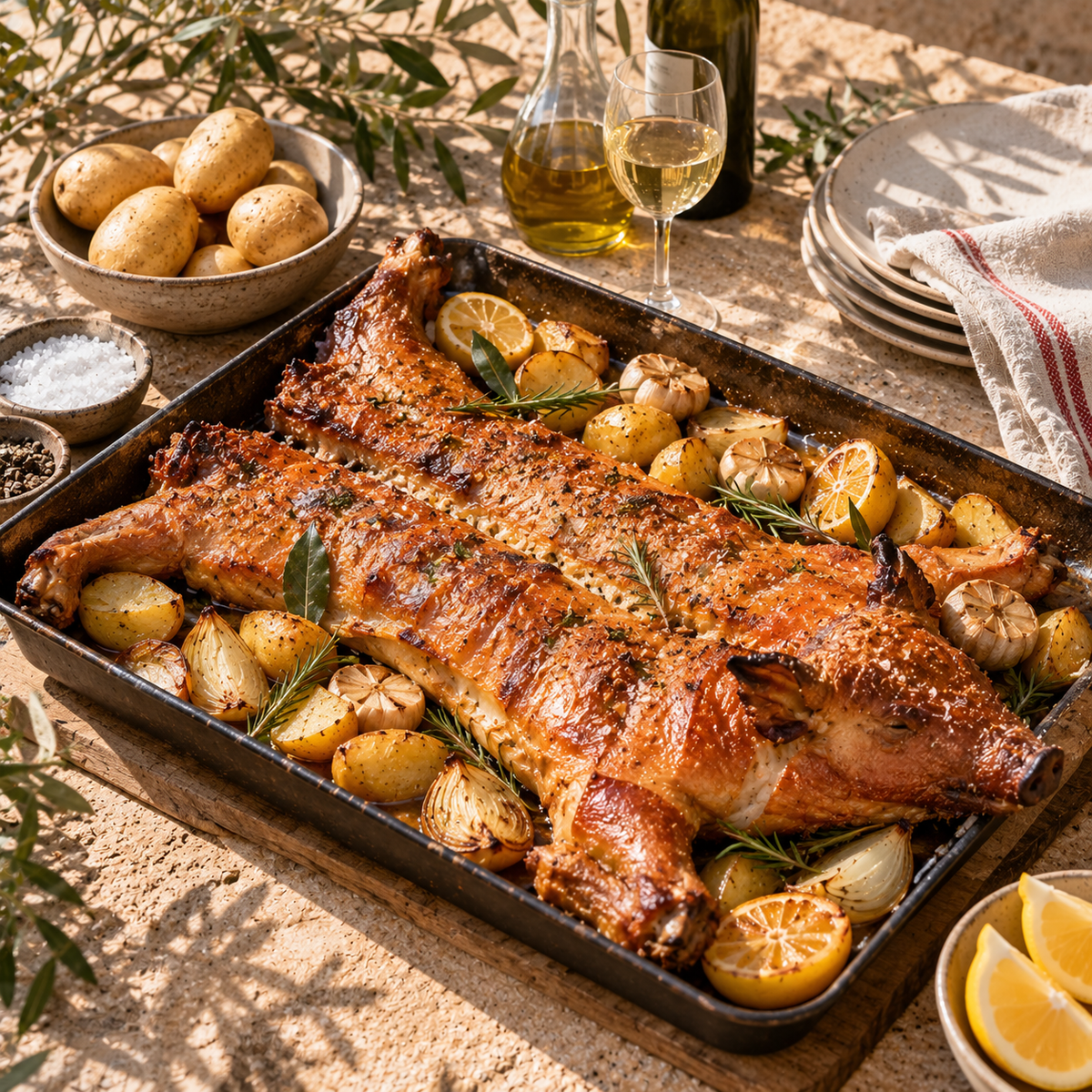 Porcella – Spanferkel aus dem Ofen