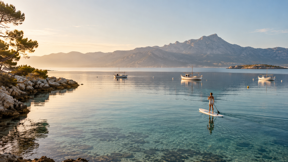 Stand-up-Paddling in der Bucht von Pollença – WOW FINCA Concierge