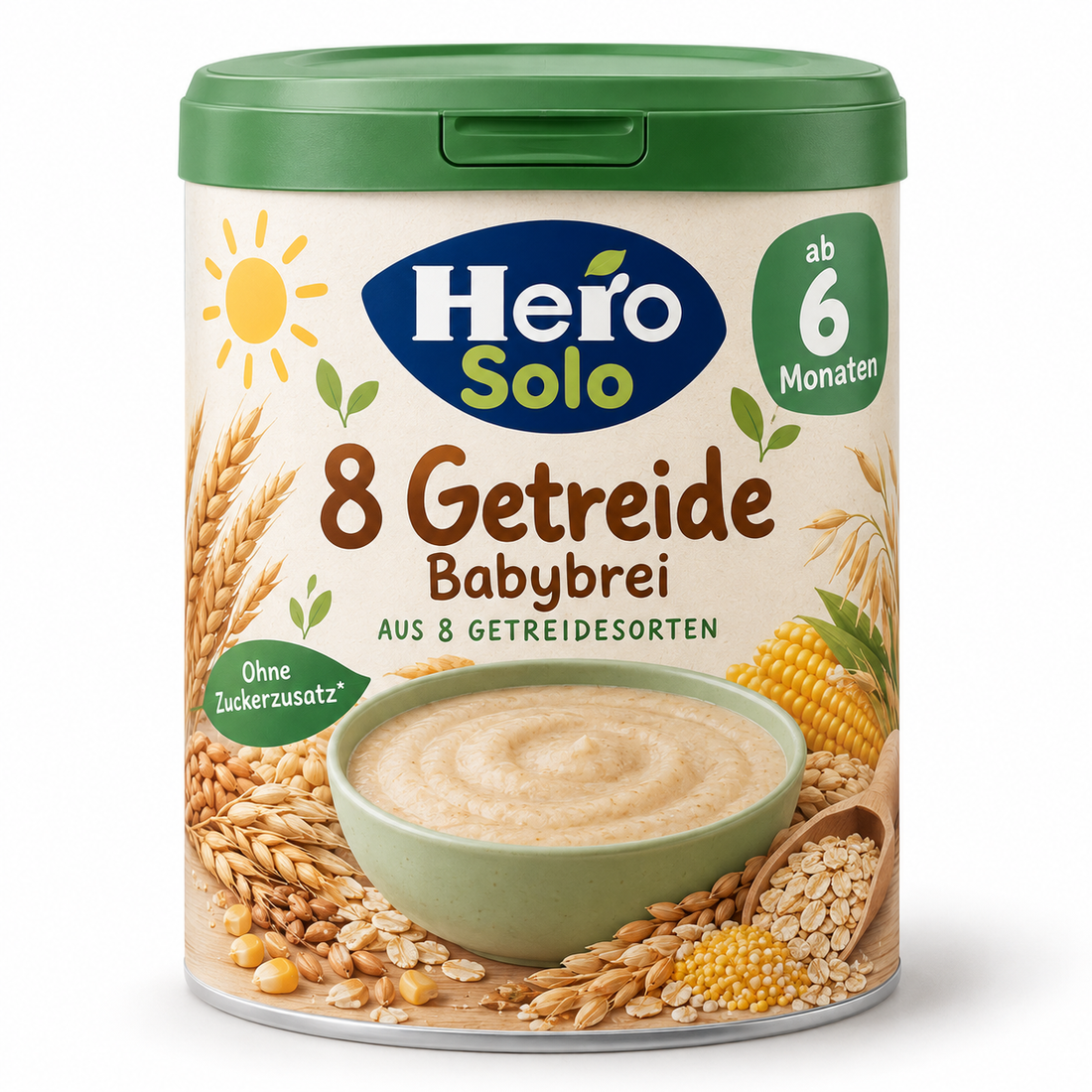 Hero Solo Baby Cereal 8 Grains from 6 Months – 410 g